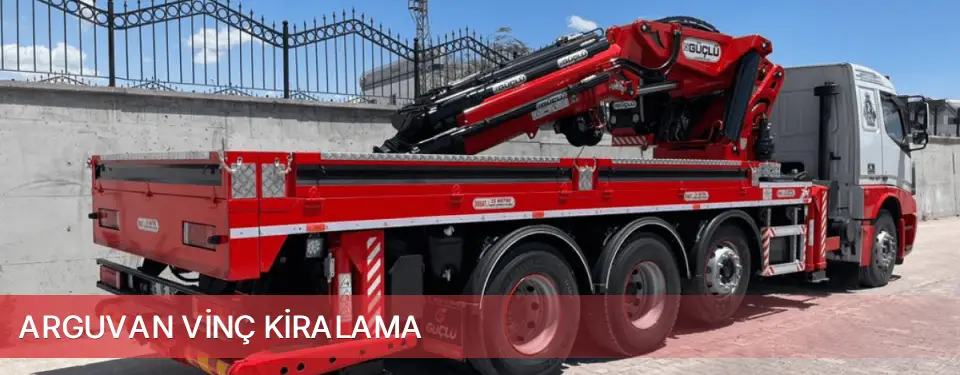 Arguvan İlçemi Vinç Kiralama